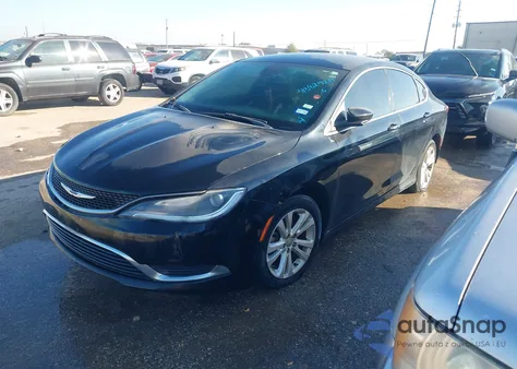 2016 Chrysler 200 Limited z USA, uszkodzony, nr VIN 1C3CCCAB5GN168823